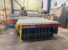 AXYZ #Pacer-5010-ATC, CNC router w/oscillating knife, 3-Axis, 72" x 120" table, 10 HP, 2018