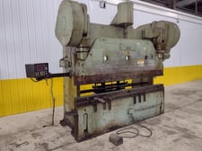 225 Ton, Cincinnati #9 Auto Cycle mechanical press brake, 10' overall, 102" between housing, air clutch
