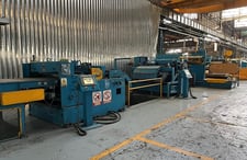 42" x .031" Coe Press Equipment #40958, aluminum cut to length line, R to L, 17 work rolls, 2005