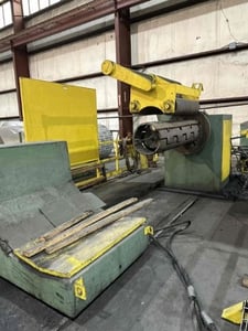 60" x .187" Delta, loop slitting line, 40000 lbs., L to R