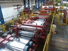 65" Stamco, 65 mm x 2mm tension leveling line, 1992, revamped 2022