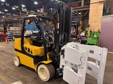 12000 lb. Yale #GLC120SVX, LPG forklift trruck with Casacde paper roll clamp, 2018