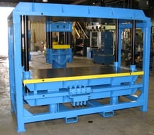 50 Ton, Up-acting, 76" x 42", frame style, 38" daylight, 14" stroke, (4) 4" cylinders, 80" tall, #1987