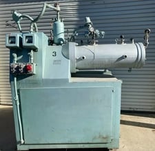 Netzsch #LME50, horizontal grinding media mill, 50 liter, Stainless Steel, 1982