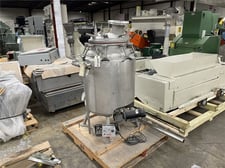 50 gallon Letsche, Reactor, 304 Stainless Steel, 70 psi @ 320&deg;F, 0.105" shell thickness, 1984