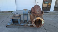 11000 GPM @ 64' TDH, Pentair Aurora #411-BF, Centrifugal Pump, Horz., 1-Stage, Split Case, 14" x 16" x 18"