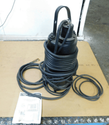 Champion #CPG7542, Submersible Grinder Pump, 6.46" impeller diameter, 30' Cord, 7.5 HP, 11.2 Amps, 460 V