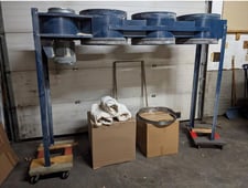 3000 cfm Dustek #C-750, Dust Collector, 7.5 HP motor 230/460/3/60,3 bag unit, 12" inlet