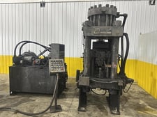 AMD #530-2230, 5" automatic hydraulic bar & billet shear on hydraulic press, 530 ton, 39" passline, 75 HP