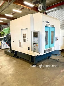 Brother #TC-32B, CNC Tapping Center, With Pallet Changer Chip Mist Blaster, 16000 RPM