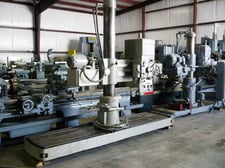 4' -9" Cincinnati #Gilbert-4A, radial drill, #4MT, manual/power clamp, power elevation, 3 HP, 1962