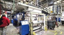52" Uteco #Horizontal-130, single pass laminator, 1000 FPM, water based & solvent based capabilities, 2005