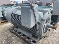 500 HP 3600 RPM Siemens, Frame 588S, TEFC BB, 2300 Volts