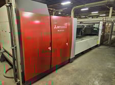 Mitsubishi #ML3015EX, CNC laser, 4500 watt, 5' x 10' table, 3-Axis, Mitsubishi CNC, dual pallet system