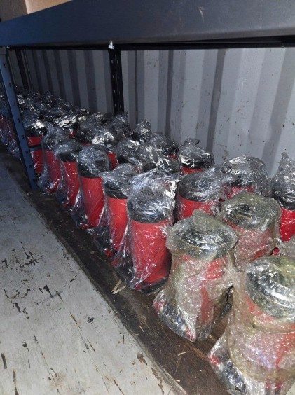 Lot of Single Auction Locknut Hydraulic Cylinders, 50 MT jack capacity