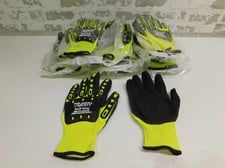 12 NEW Pair Palmer Safety Gulf Grip Gloves, G4564, Size 2X, Cut Level 5