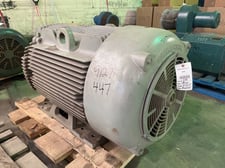 250 HP 1800 RPM Baldor, Frame 447T, TEFC BB, 460 Volts