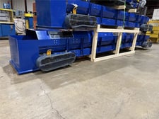 34" wide x 18' long, Flatbelt Conveyor, 12" pulley diameter