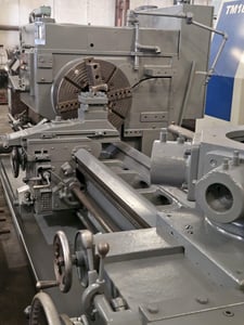 No. 4A Warner & Swasey, M3550, square head cross sliding turret lathe with 9" hole, 1980