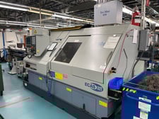 Star #ECAS-32T, swiss type CNC automatic lathe, 1-1/4" diameter, LNS 6.32HS-3.3 super hydrobar barfeed, 2009
