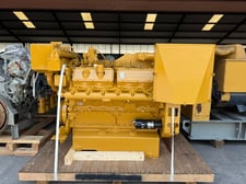 720 HP Caterpillar #3412C, diesel marine engine, 1800 RPM, hydromechanical governor, sound attenuated