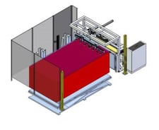 Formec, automatic panel feeder, 10' L x 4' W x 1" H, 32" stack height, 2026