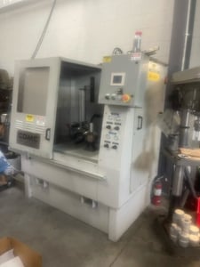Cleveland #1001, deburring machine, 120 V., 10 Amps., .25 HP, 2 grinding heads, 2012