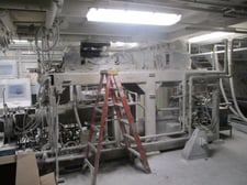 4" Farrel #CP45, compounding/pelletizing line, w/ 4" Farrel continous mixer w/#15 style rotors, Gala #6 under