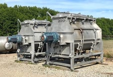 160 cu.ft. Blentech #BT-600960ZX, 1200 gallon jacket mixer / cooler kettle