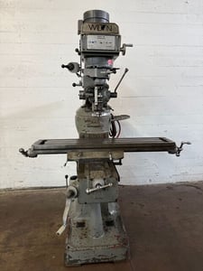 Wilton, bridgeport type vertical mill, 9" x49" tbl.