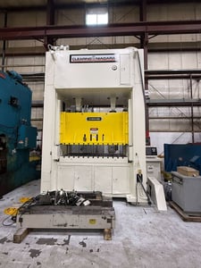 330 Ton, Clearing Niagara #SE2-300-84-48UH, straight side double crank press, 8" stroke, 32" Shut Height, 11"
