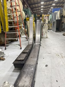 12" wide x 12' long, Livonia Magnetics #A-12, magnetic conveyor