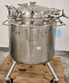 50.5 gallon, Precision #9378-3, Jacketed Stainless Steel Vessel Tank Fermentation BioReactor, 230L, 30 FV PSI