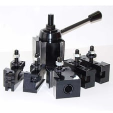 CA Size Wedge Type Quick Change Toolpost Set w/ Five Tool Holders (251-444)