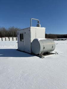 16" RJV Gas Field, sweet vertical separator, 1480 psi, 3-phase, 2002