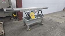 6" wide x 8' long, Witte feeder, 10.25" x 10.25" infeed, 1 HP Siemens RGZESD, C-3 gearbox, 1.15 SF, 1745 RPM