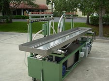 26" width x 12' L, TEC Polymer, Vacuum Calibration Table, 2 x 1" wide tooling mount rails, 42" centerline