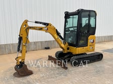 Caterpillar 302 CR, Crawler Excavator, 321 hours, S/N: RHM02204, 2021