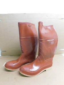 NEW Dunlop Steel Toe Rubber Boots, Size 13, PVC/Urethane, 85324, USA, Chemical