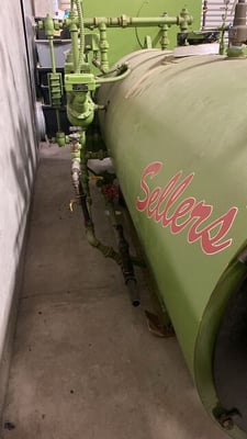 50 HP Sellers #50HP-77C, steam boiler set up for natural gas, 2019