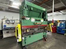 90 Ton, Cincinnati #90CB6, hydraulic press brake, 8' overall, 78" between housing, 8" stroke, front operated