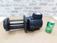 1/2" Dayton #3GRV8, Immersion Coolant Pump, max 27 GPM @ 5' TDH, max 20' TDH, 1/2" in/out, 7" immersion D