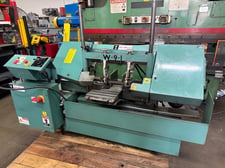 9" x 17" W.F. Wells #W-9-1, horizontal bandsaw, 70-380 FPM, 138" x 1" x .035"blade size, 3 HP