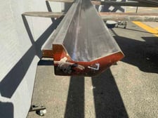 85" L, Goose neck press brake die, 4-1/8" die height, 1/2" tang