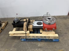 8" Beringer, slide plate screen changer, w/ new heaters, thermocouples & junction box