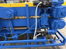 Maplan #503, cleated belt puller, 8" width x 120" L, 42" centerline, 480 V., dual 5 HP motors