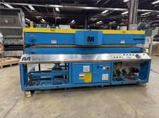 Maplan #503, cleated belt puller, 8" width x 120" L, 4" profile, 3" vertical adj, 480 V., dual 5 HP motors