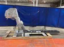 10" x 7.36" Sin Min Industries #V1000, Chip Conveyor, 42" feeder, 0.2 kW, 220/400 V, 2018