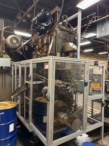 U.S. Baird #5L51, transfer press, 7" stroke, 13 op die, Minster clutch brake