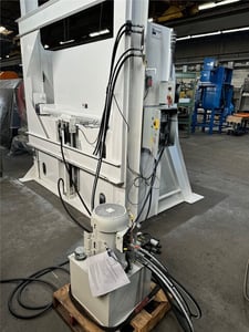 Ensign, Hydraulic Lift & Dump, 3 HP, Gaylord #D-1236, 4,000 LB capacity, 71" width x 48" D bucket, floor